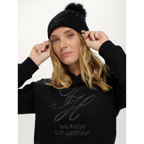 Mikina Tommy Hilfiger Equestrian Estelle Strass dámská Kolekce 2026/27