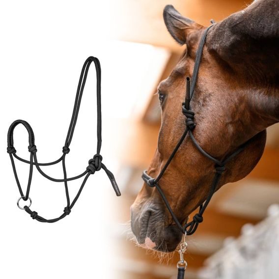 *W* Ohlávka provazová W s pohyblivým kroužkem