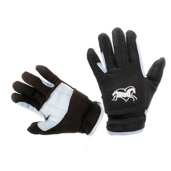 Rukavice Cassini fleece dětské s výšivkou