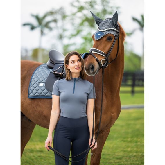 Podsedlová dečka Equestrian Stockholm Metallic Blue Kolekce 2024