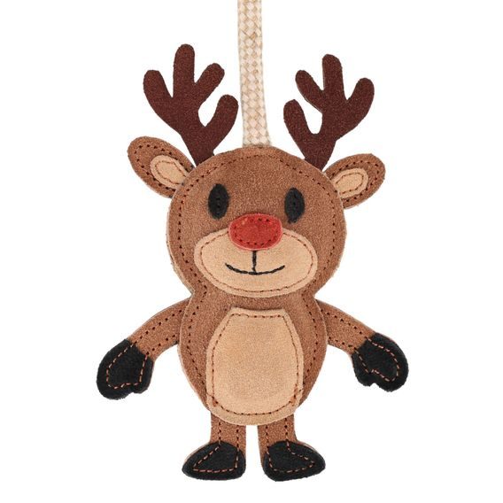 Hračka pro koně QHP Gift box Christmas Rudolph