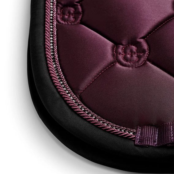 Podsedlová dečka Equestrian Stockholm Crystal Shine Mauve Wine Kolekce 2026/27