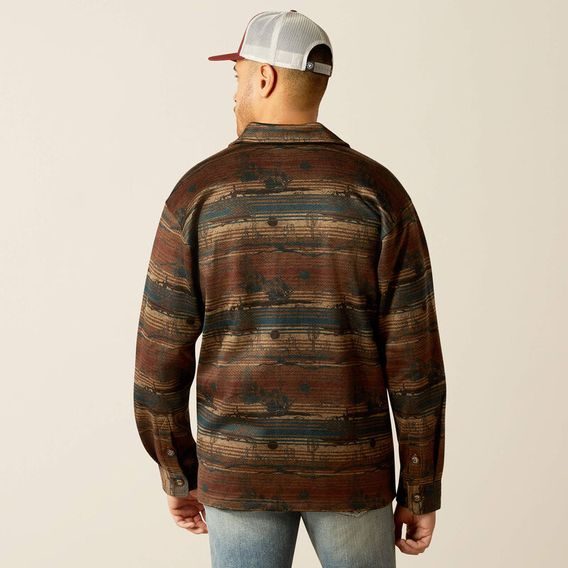 *W* Bunda / Košile Ariat® MNS Caldwell Printed Shirt Jacket pánská DOPRODEJ