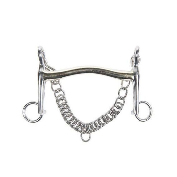 Drezurní páka HKM Baby Argentan 16 mm 7 cm