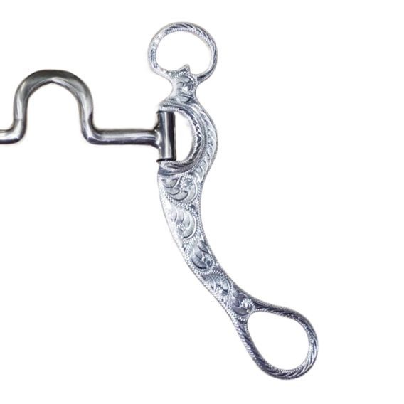 *W* Udidlo Western Alu Show Spoon Engrave Shanks 5"