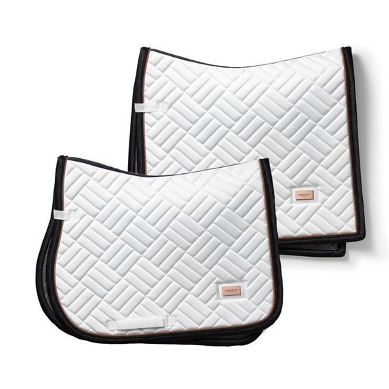 Podsedlová dečka Equestrian Stockholm Modern White Dark Ocean