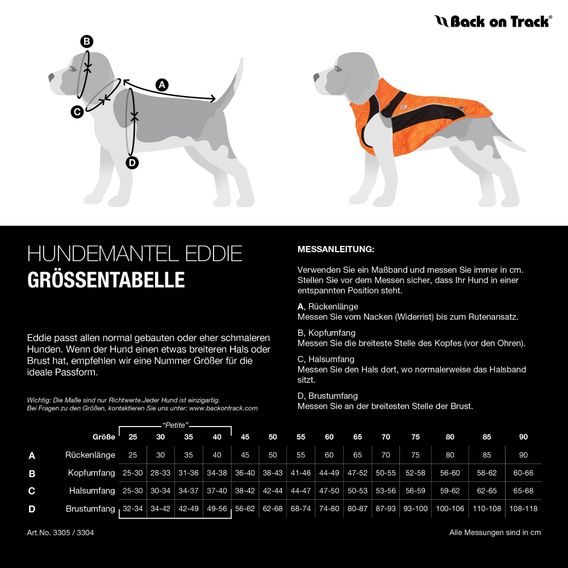 Deka na psa Back on Track Eddie 3231
