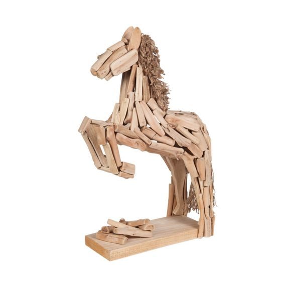 Soška "Kůň ve skoku" menší 30x18x9cm OUTLET