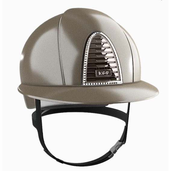 Jezdecká helma Kep Cromo 2.0 Metal 2 Polo Green Olive Crystal