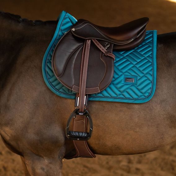 Podsedlová dečka Equestrian Stockholm Modern Teal blue Kolekce 2025/26