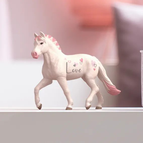 Schleich 75001 - Valentýnská edice klisna fjordského koně