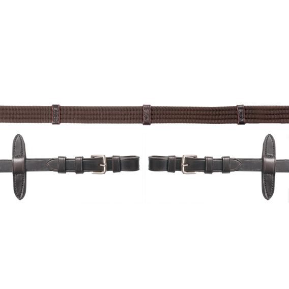 Otěže Schockemöhle plátěné Neo Line Full hnědá DOPRODEJ