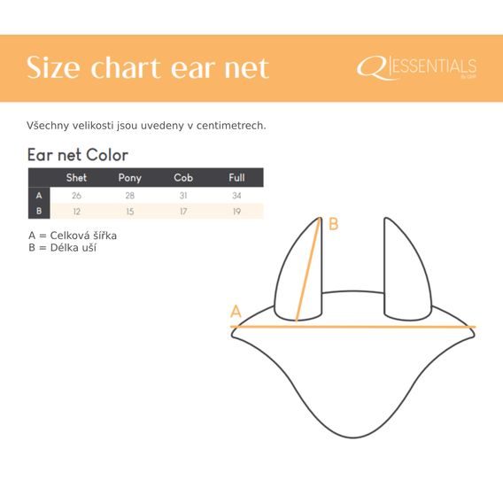 Čabraka na hlavu QHP Color