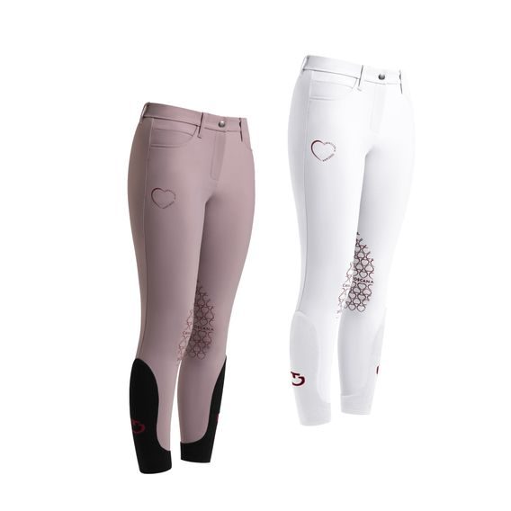 Rajtky Cavalleria Toscana Mini Heart Knee Grip dívčí Kolekce 2025/26