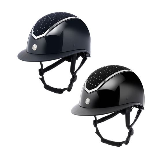 Jezdecká ochranná helma EQx by Charles Owen Kylo Crystal Wide peak KOLEKCE