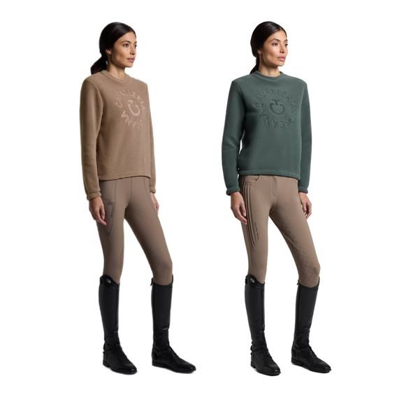 Mikina Cavalleria Toscana Fleece Crew dámská Kolekce 2025/26