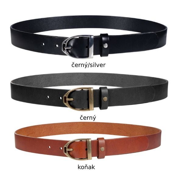 Pásek HKM Beth kožený DOPRODEJ