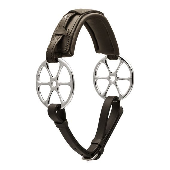 Spec udidlo hackamore Flower ring 2194 ebony DOPRODEJ