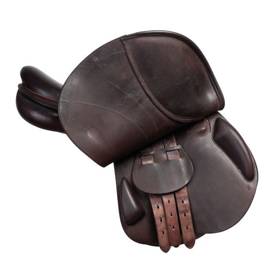 Komise č.P90355 Sedlo Equipe 17N 38340718 hnědé + červený obal Equipe **