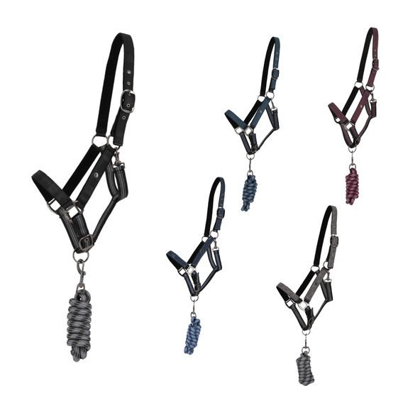 Ohlávka QHP nylon s vodítkem Kolekce 2025/26