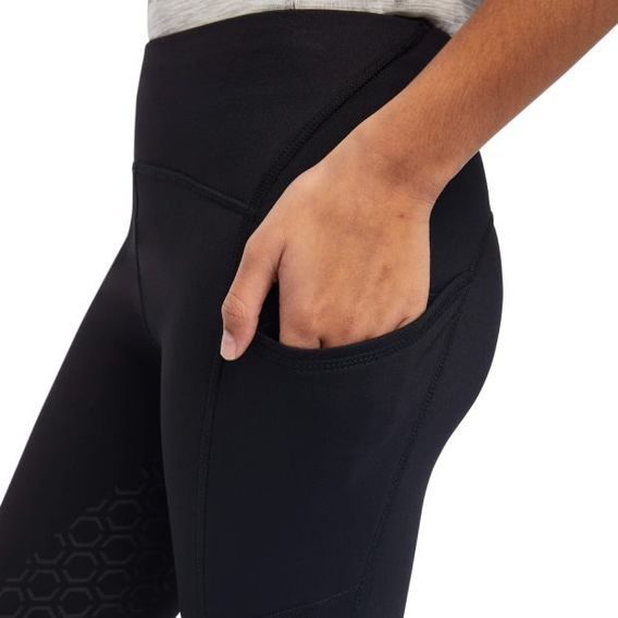 Jeggings Ariat Venture Thermal half grip sed dětské KOLEKCE