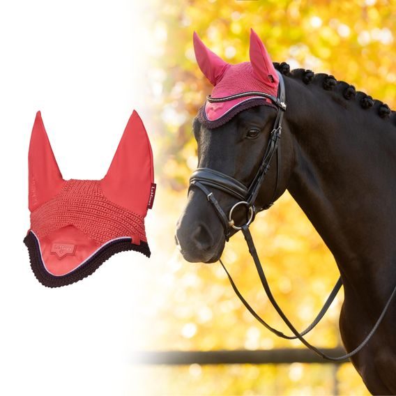 Čabraka na uši LeMieux Loire Satin Cranberry Kolekce 2025/26