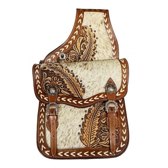 *W* Brašny k sedlu western zadní Cassini Cow