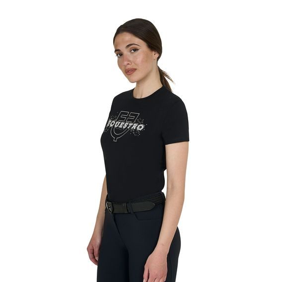 Tričko Equestro Elegant Logo dámské Kolekce 2026