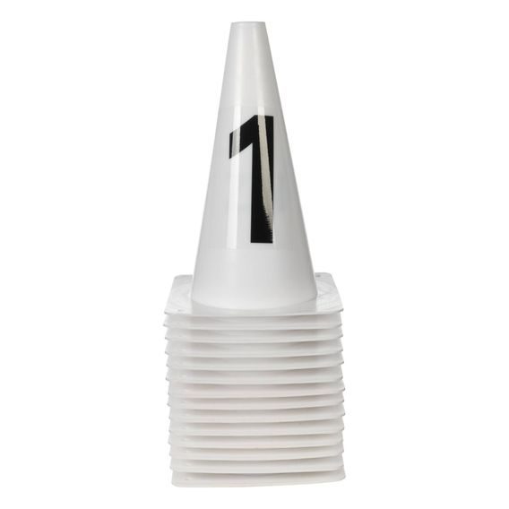 Sada plastových kuželů s čísly pro parkur Hobby Horse