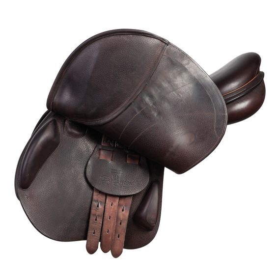 Komise č.P90355 Sedlo Equipe 17N 38340718 hnědé + červený obal Equipe **