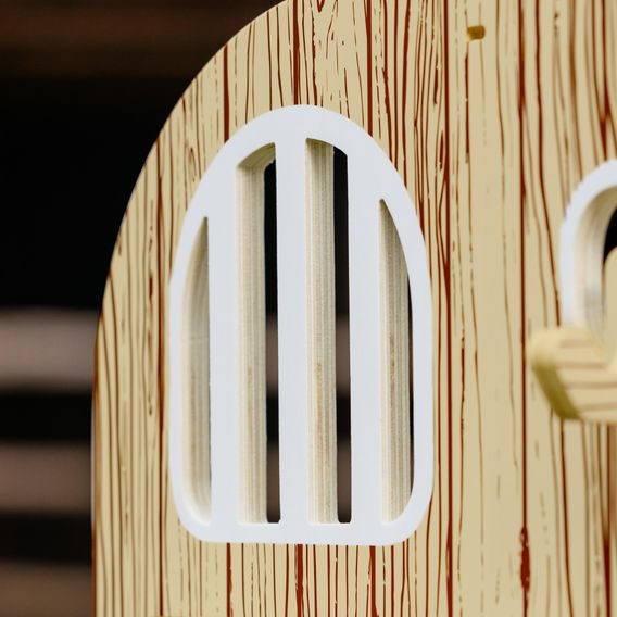 Hračka LeMieux Toy Pony Wooden Stable Set