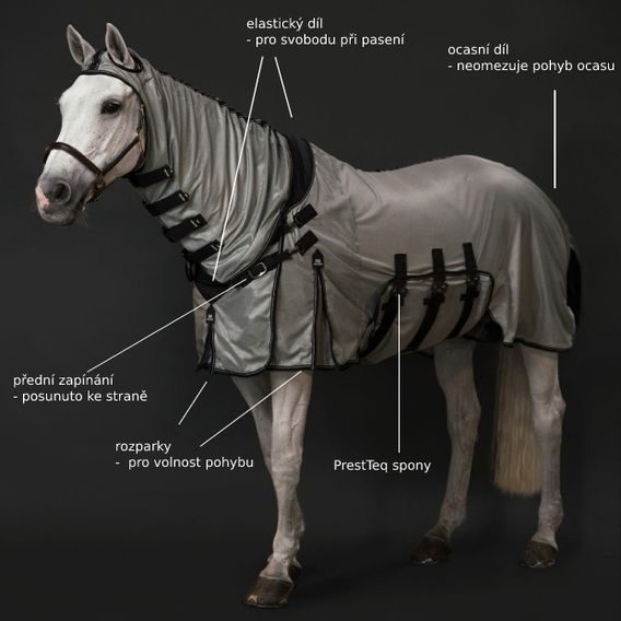 Deka síťovaná Presteq SmartProtection s krkem