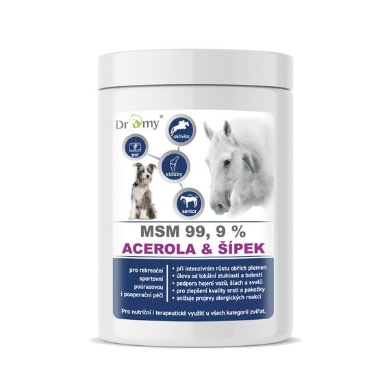 Dromy MSM + Acerola + šípek 1000g AKCE