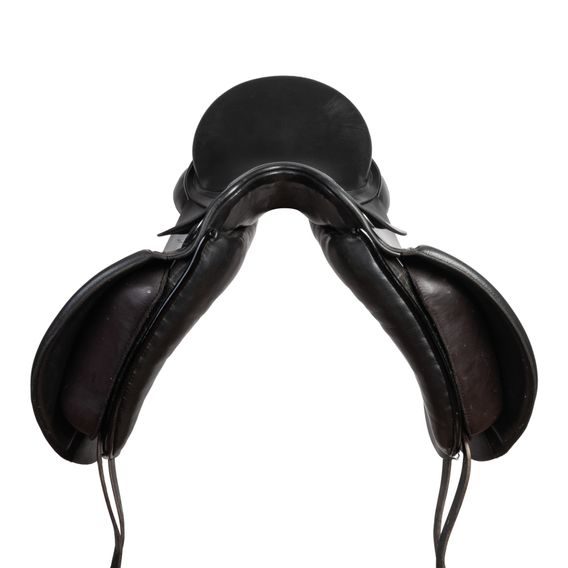 Komise č.P89605 Sedlo Passier Young star II 15,5 černé vč. 078801 + Passier modrý obal + větší i menší opěrky