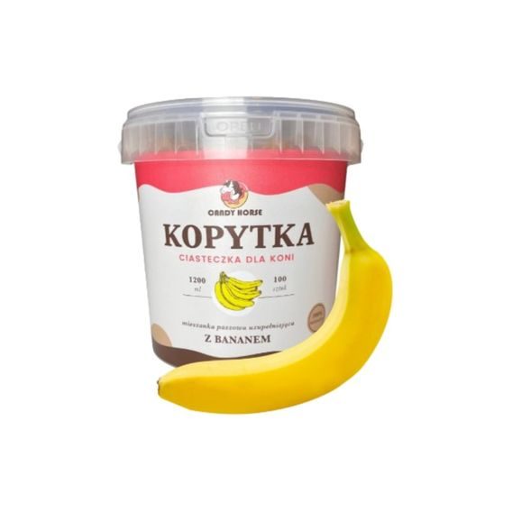 Pamlsky Candy Horse Kopýtka Banán 500g EXPIRACE 1/2026