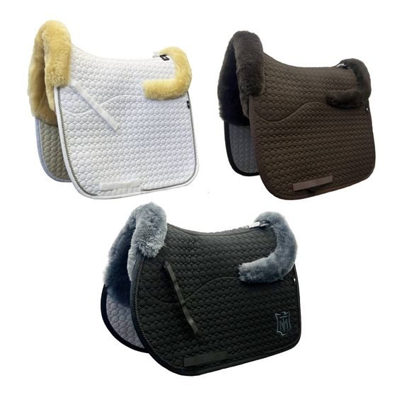 Podsedlová dečka Mattes Square pravý beránek