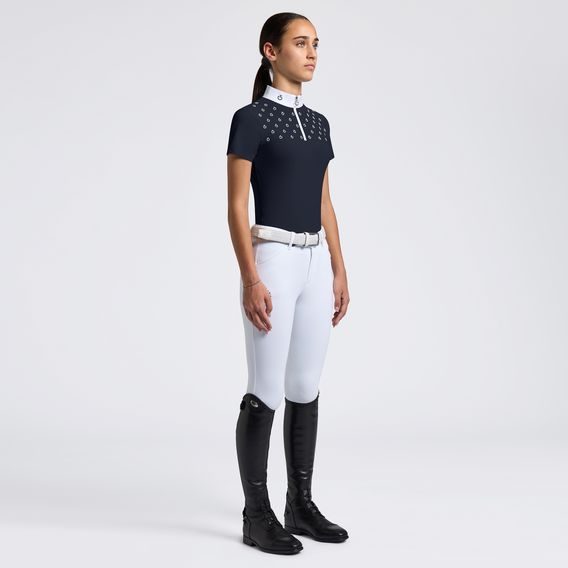 Tričko závodní Cavalleria Toscana Logo Print dětské/dívčí Kolekce 2025