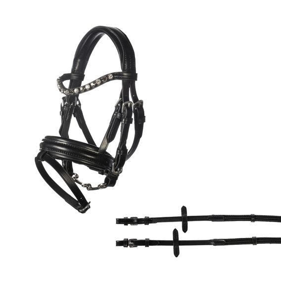 Uzdečka HKM Hobby Horsing Leather