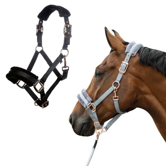 Ohlávka HKM Rosegold Glamour Style