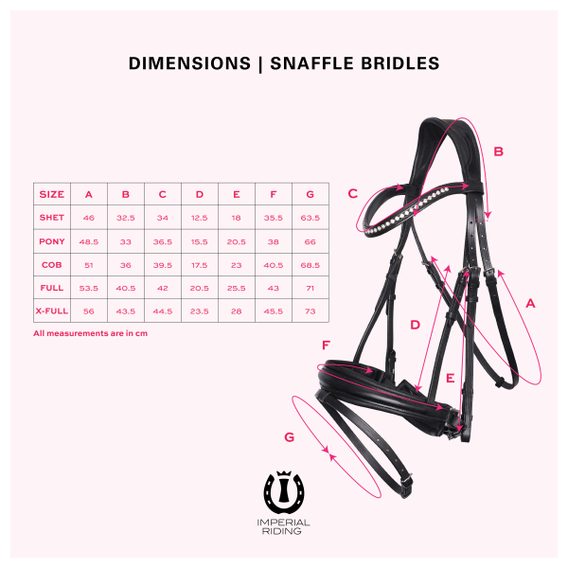 Uzdečka Imperial Riding Snaffle Rhinestone