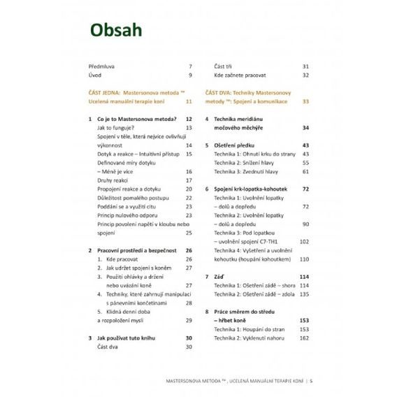 Publ Masterson Terapie koní podle Mastersona