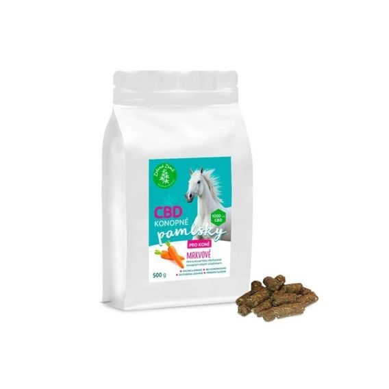 CBD pamlsky pro koně 500g