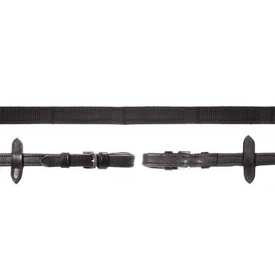 Otěže Schockemöhle Durasoft Grip pogumované se zarážkami