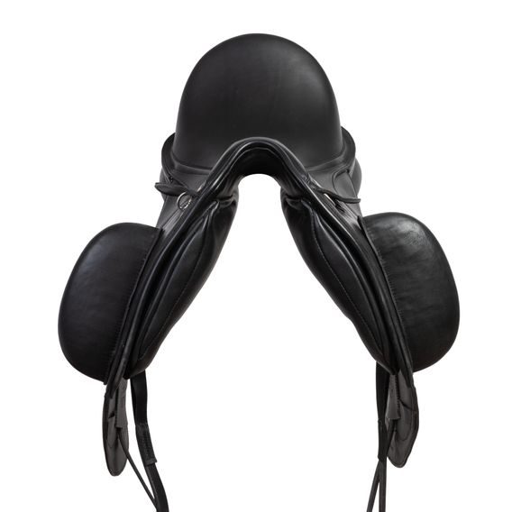 Sedlo drezurní KenTaur Rhodé GRP Slim 17,5/2 DK vlna černá SUPER COMFORT glitter+lak MK SLEVA-10% lehce použité