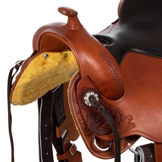 *W* Sedlo westernové Freemax Short Leather Cow
