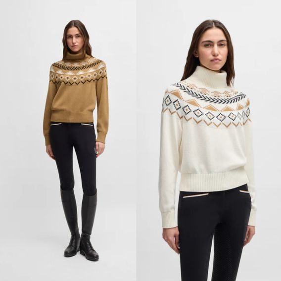 Svetr Boss Equestrian Anuk Norway dámský Kolekce 2025/26