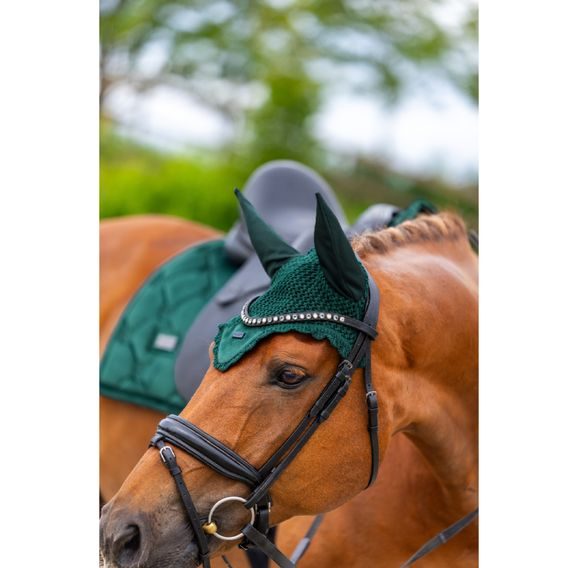 Čabraka na uši Equestrian Stockholm Velvet Sycamore green Kolekce 2026/27