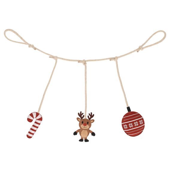 Hračka pro koně QHP Gift box Christmas Rudolph