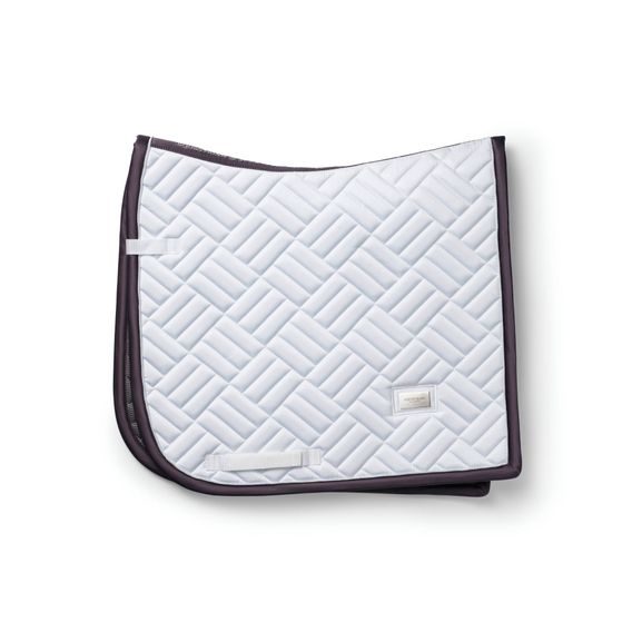 Podsedlová dečka Equestrian Stockholm Modern White Dark Violet Kolekce 2025/26