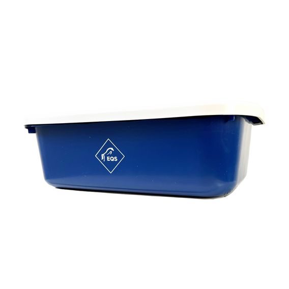 *EQS* Miska na krmivo 3l s víkem Equiservis modrá DOPRODEJ